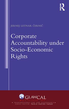Corporate Accountability under Socio-Economic Rights (Hardback) book cover