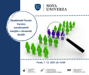 Akademski forum: Varstvo narodnostnih manjšin v slovenski družbi