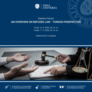 [VABILO] Karierni forum: An overview on refugee law – Turkish perspective