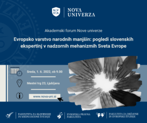 Akademski forum Nove univerze – sreda, 1. 6. 2022, ob 17. uri