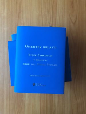[NOVO] V okviru Nove univerze izšla knjiga Omejitev oblasti – Liber Amicorum v spomin na prof. dr. Lovra Šturma