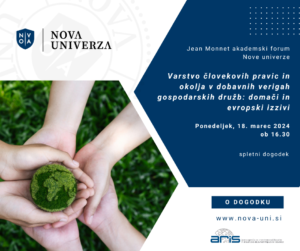 [VABILO] Jean Monnet akademski forum Nove univerze, 18. 3. 2024