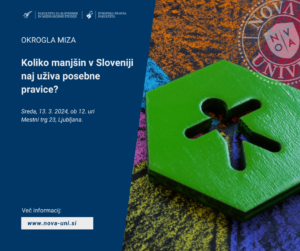 [OKROGLA MIZA] Koliko manjšin v Sloveniji naj uživa posebne pravice, 13. 3. 2024