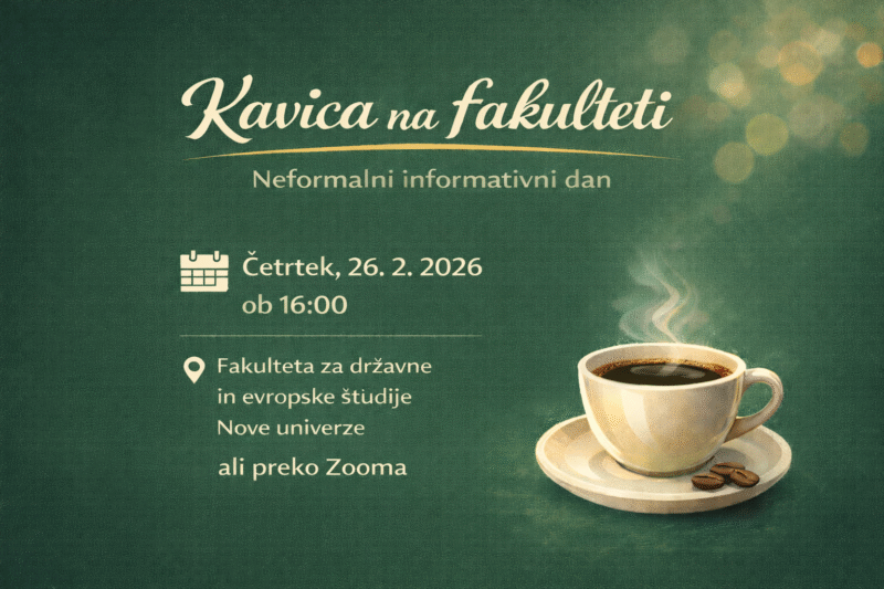 [NEFORMALNI INFORMATIVNI DAN] Kavica na fakulteti
