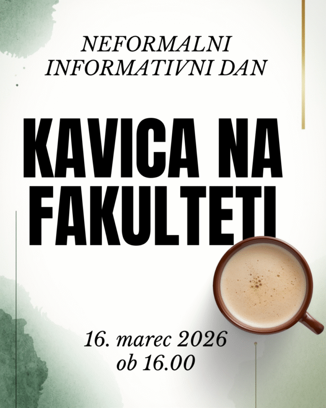 [NEFORMALNI INFORMATIVNI DAN] Kavica na fakulteti